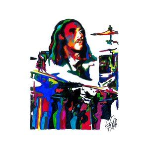 Bill Ward Black Sabbath Drums Heavy Metal Music Print Poster Wall Art 11x17